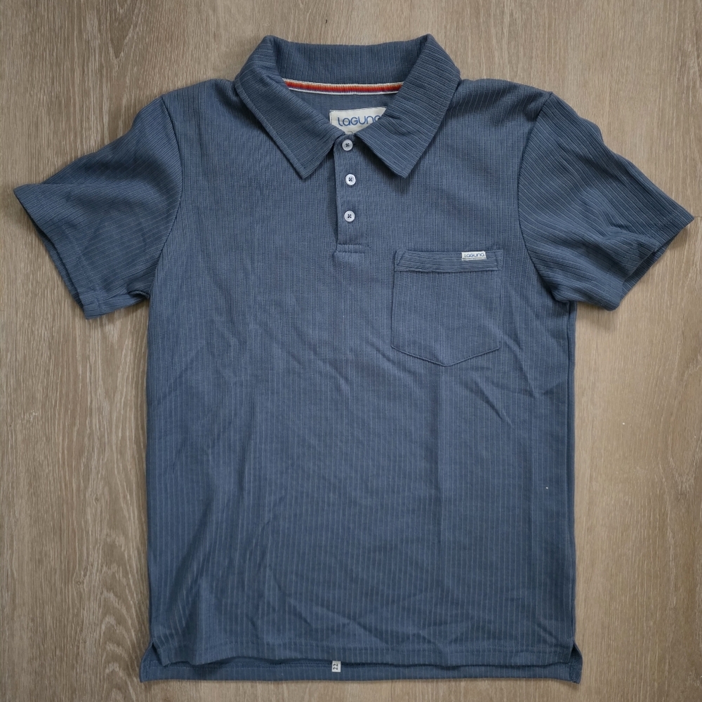 LAGUNA Polo Blue Shirt Size Large